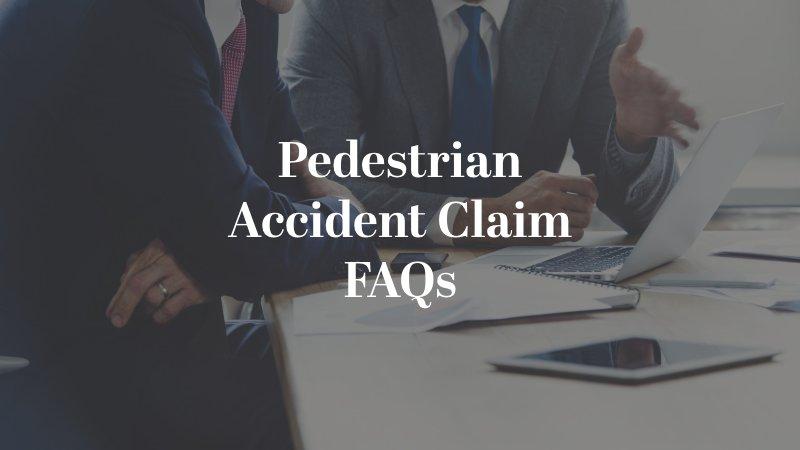 Pedestrian Accident Claim FAQs